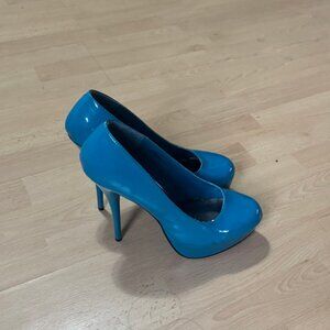 Charlotte Russe Teal Heels